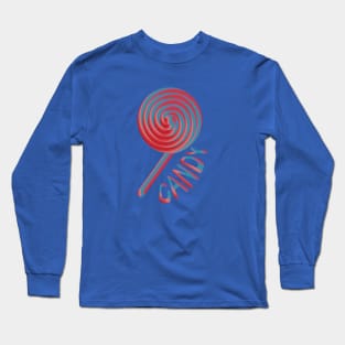 candy red blue Long Sleeve T-Shirt